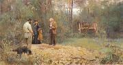 Frederick Mccubbin A Bush Burial oil on canvas